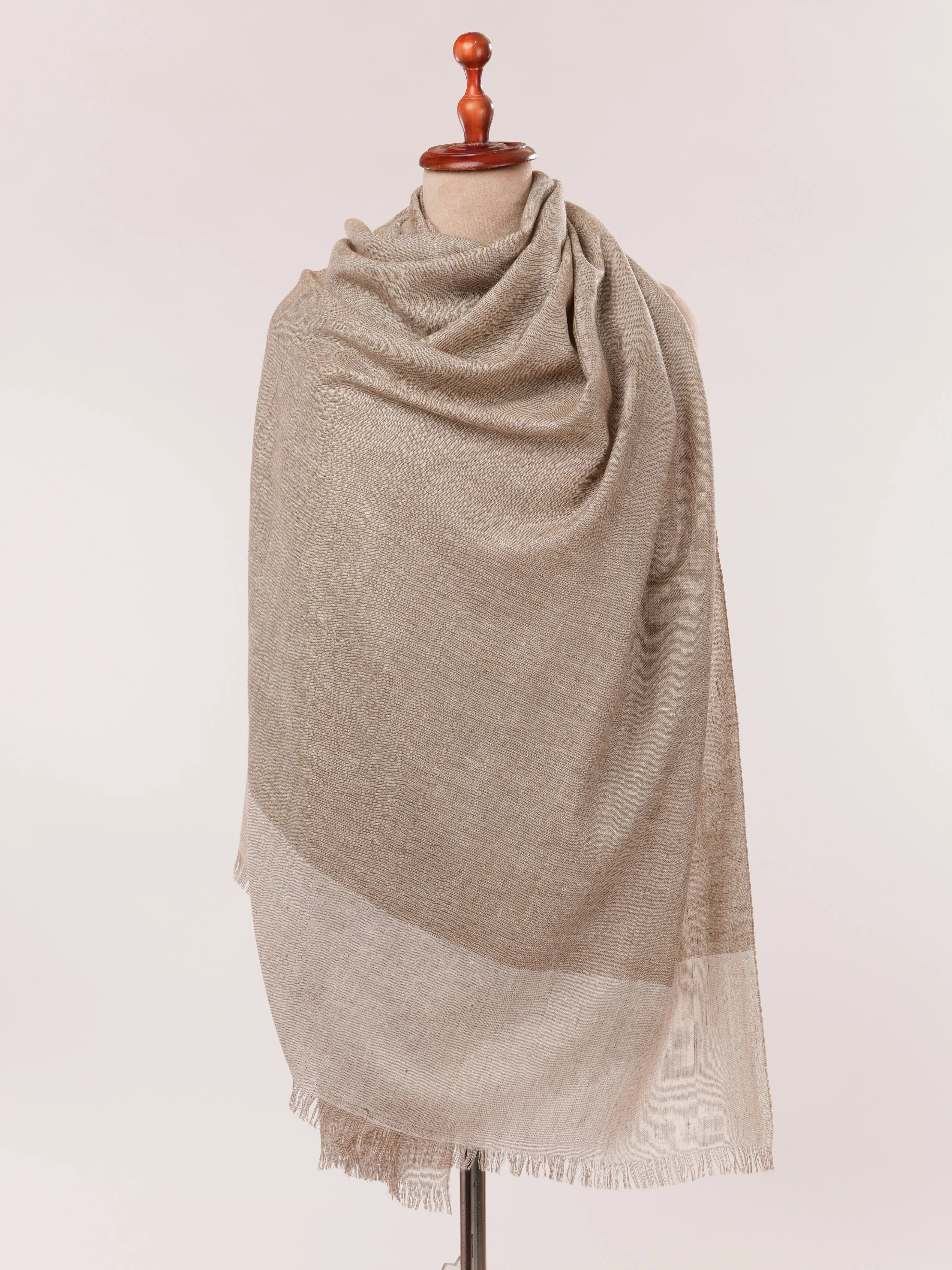 Featherlight Handwoven Pure Pashmina Contemporary Shawl Shahkaar.com