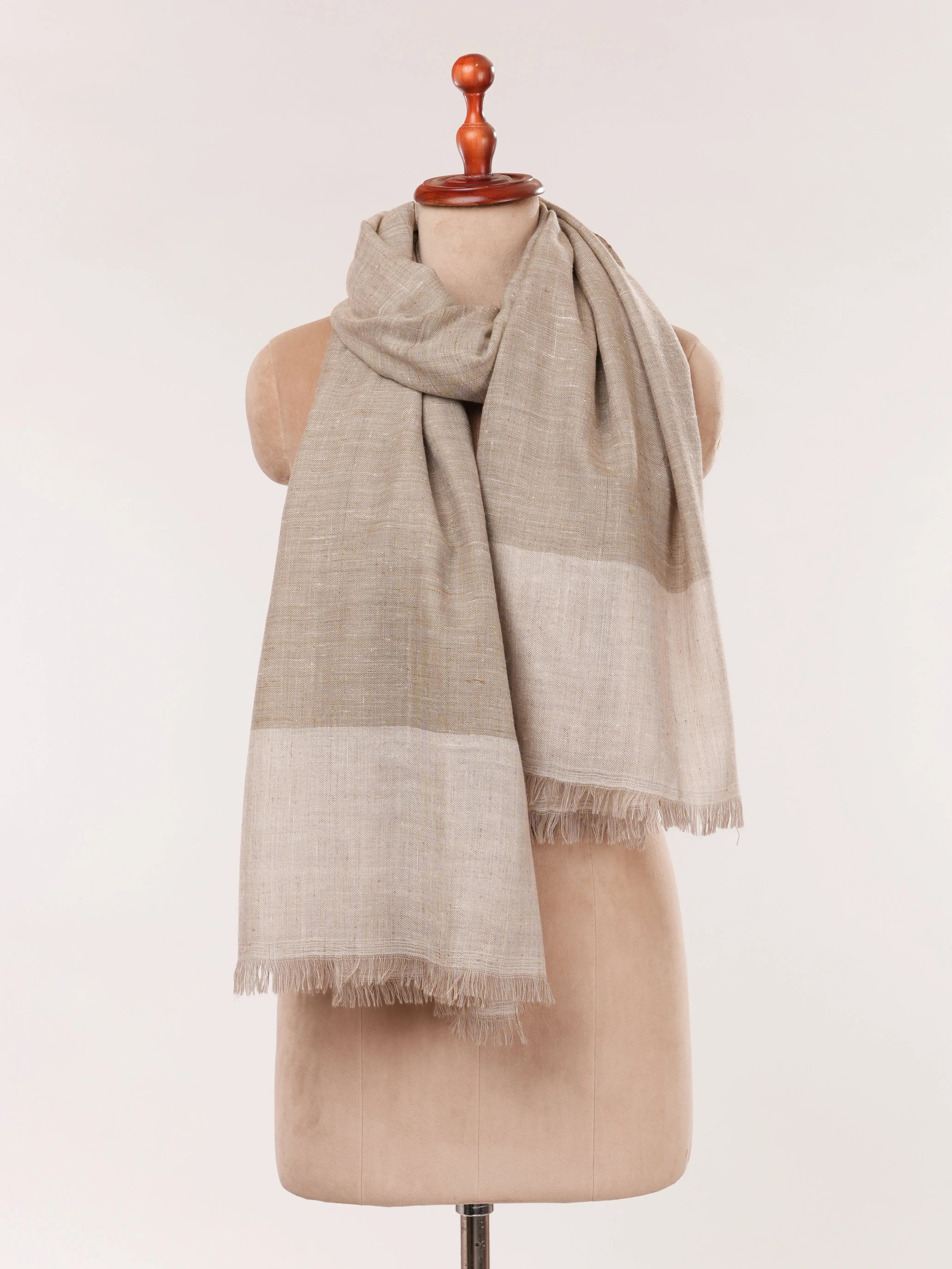 Featherlight Handwoven Pure Pashmina Contemporary Shawl Shahkaar.com