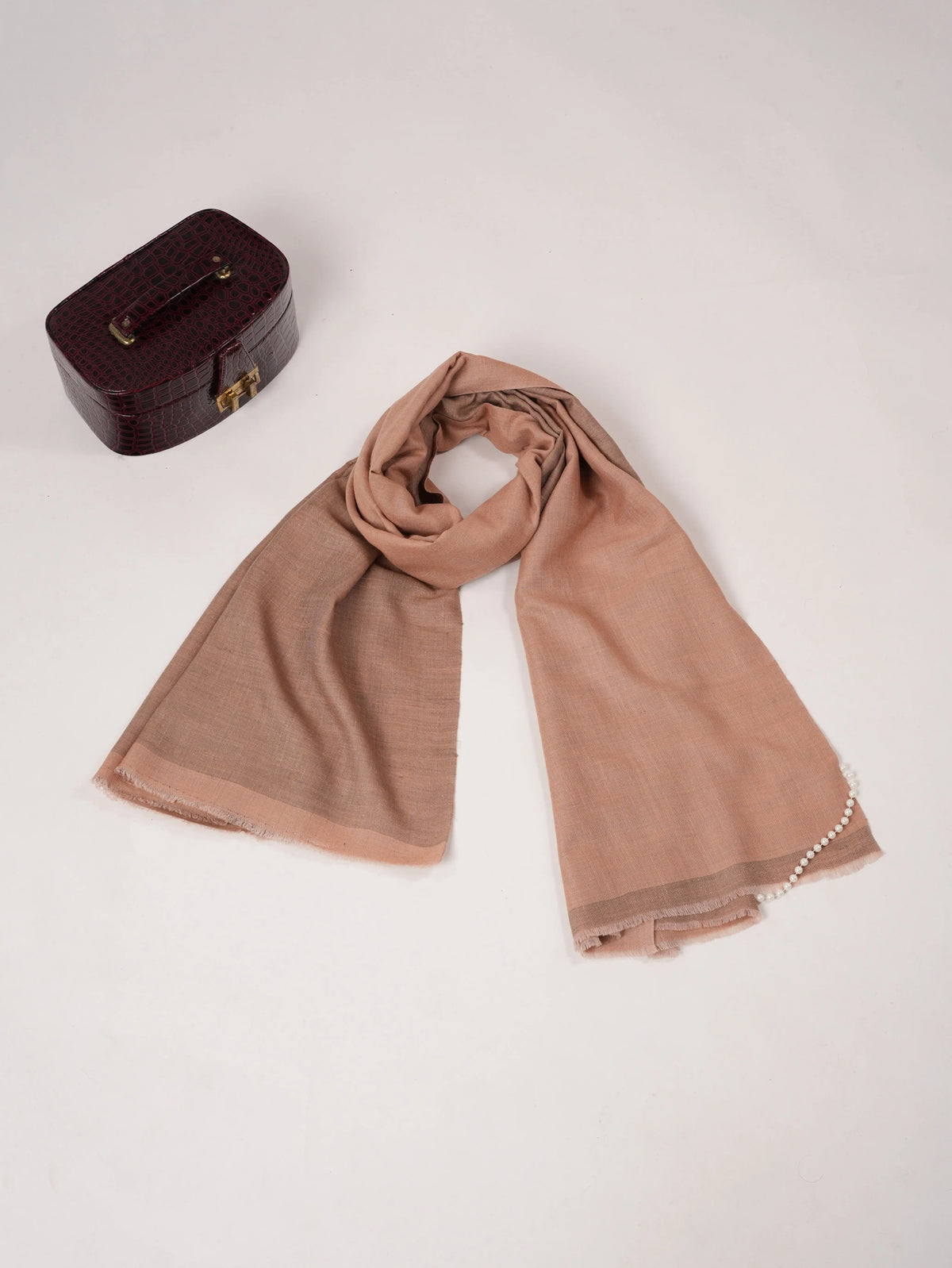 Dual Shade Handwoven Pure Pashmina Shawl