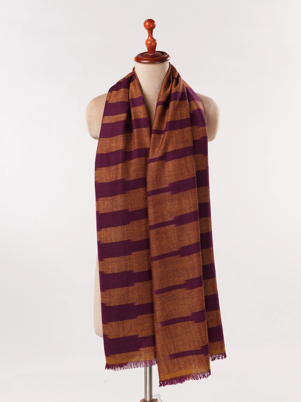 Ikat Handwoven Featherlight Artistic Pashmina Shawl