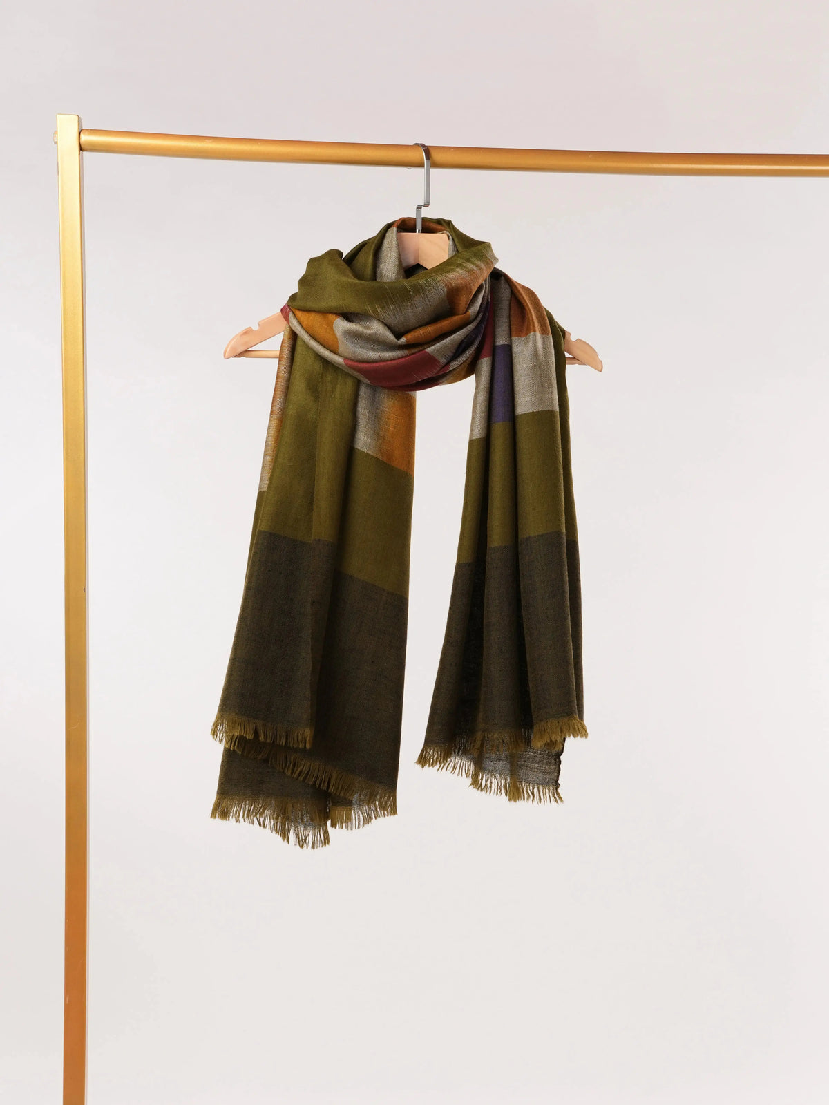 Ikat Handwoven Soft Pashmina Shawl