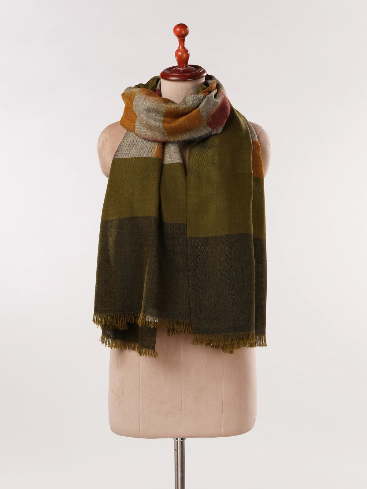 Ikat Handwoven Soft Pashmina Shawl