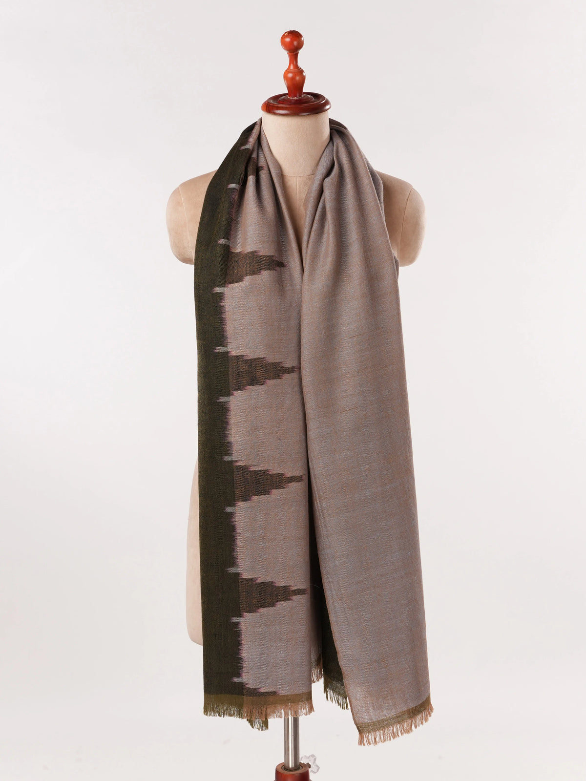 Ikat Handwoven Lightweight Pashmina Shawl