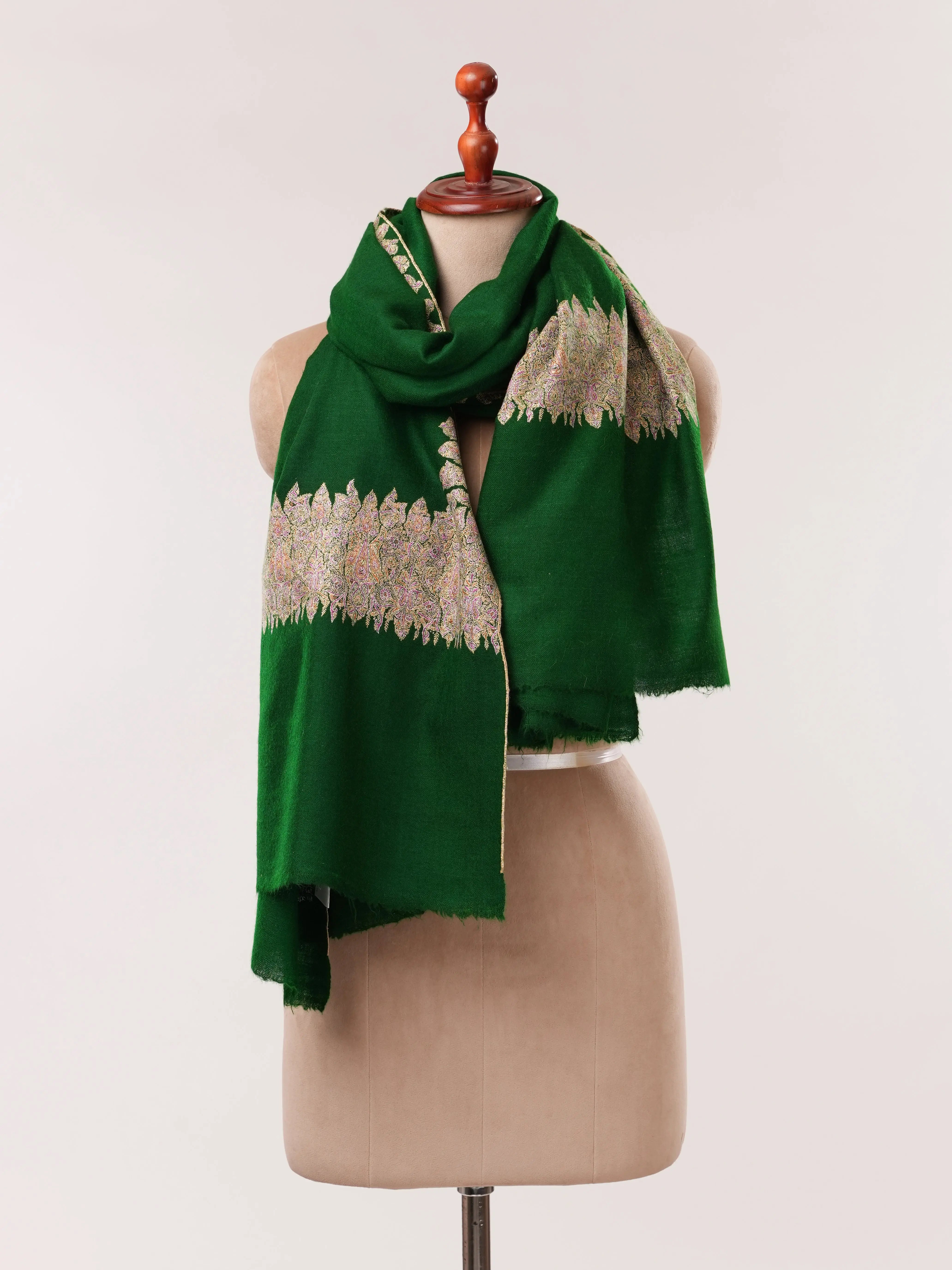 Green Cashmere Scarf | Green Pashmina Shawl