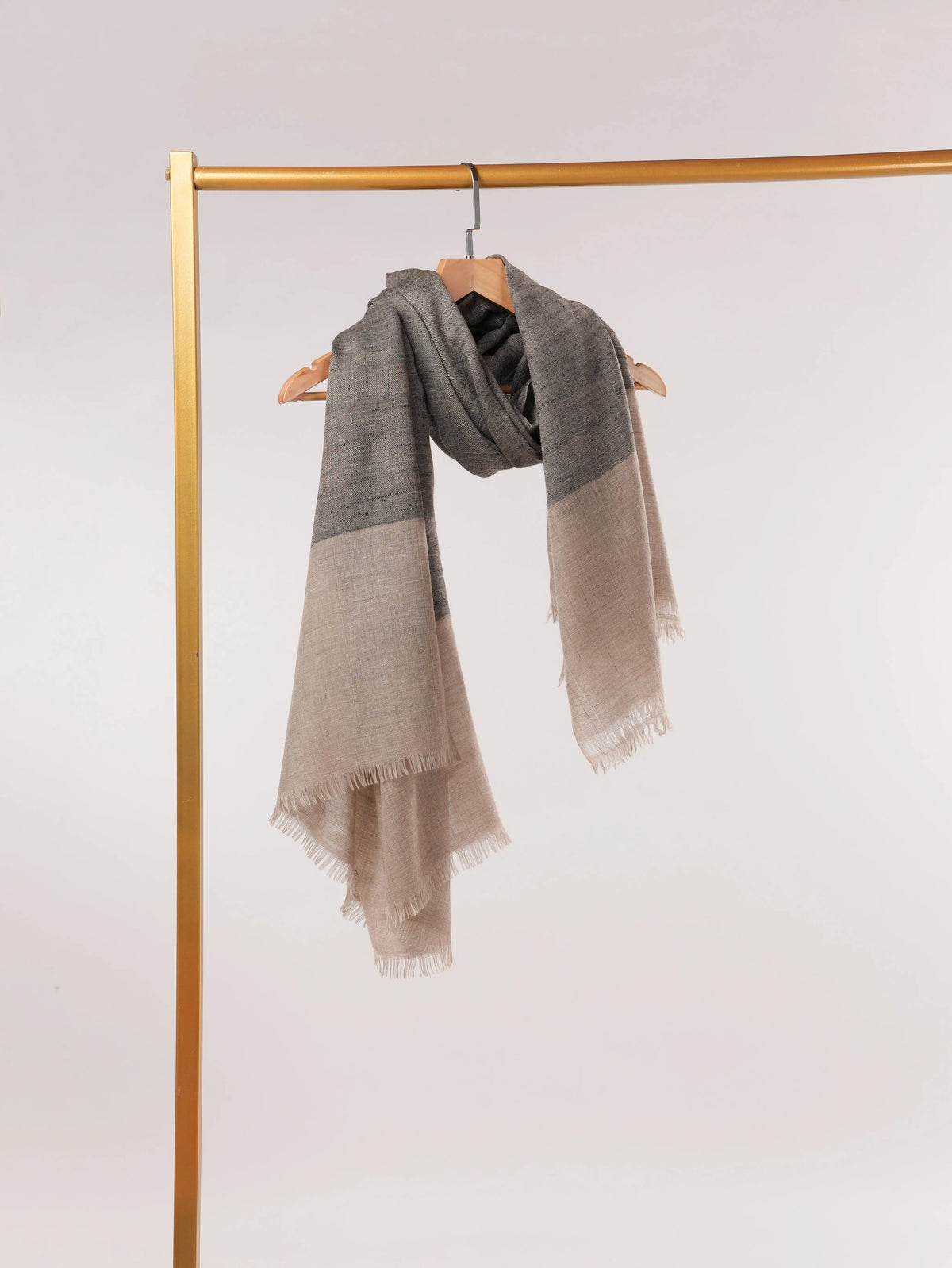 Black Soft Handwoven Pure Pashmina Shawl