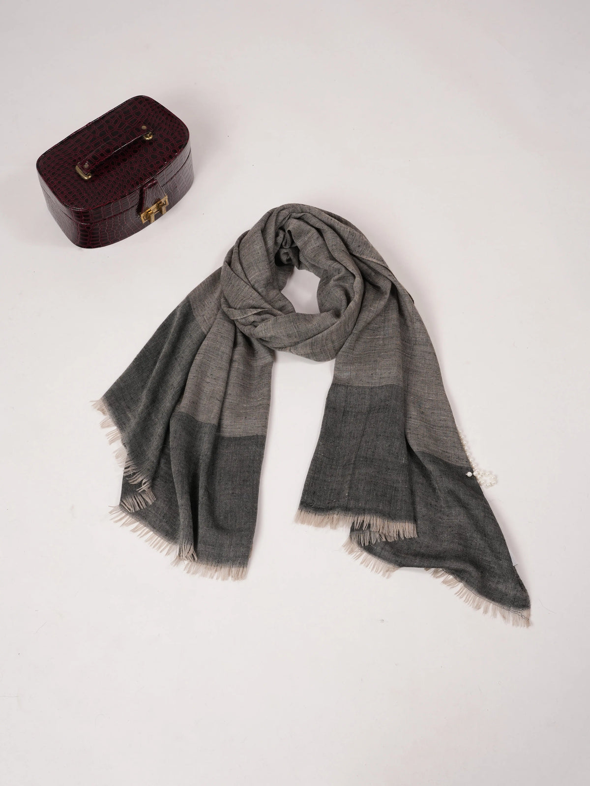 Handwoven Cross Shade Original Pashmina Shawl