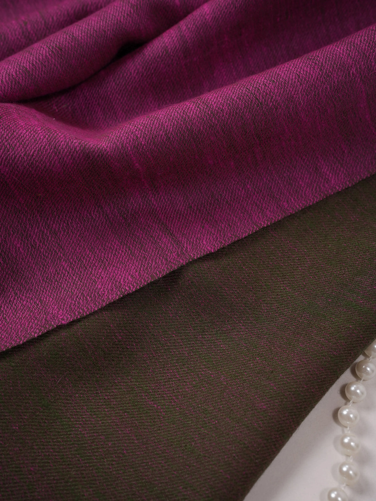 Dual Shade Handwoven Pure Pashmina Shawl