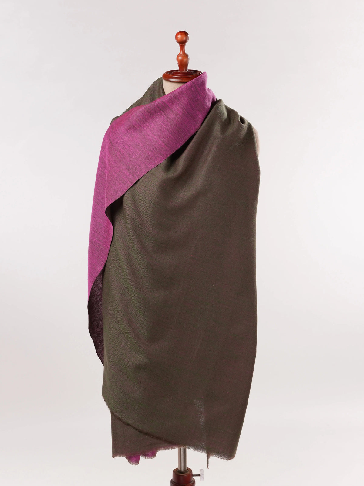 Dual Shade Handwoven Pure Pashmina Shawl