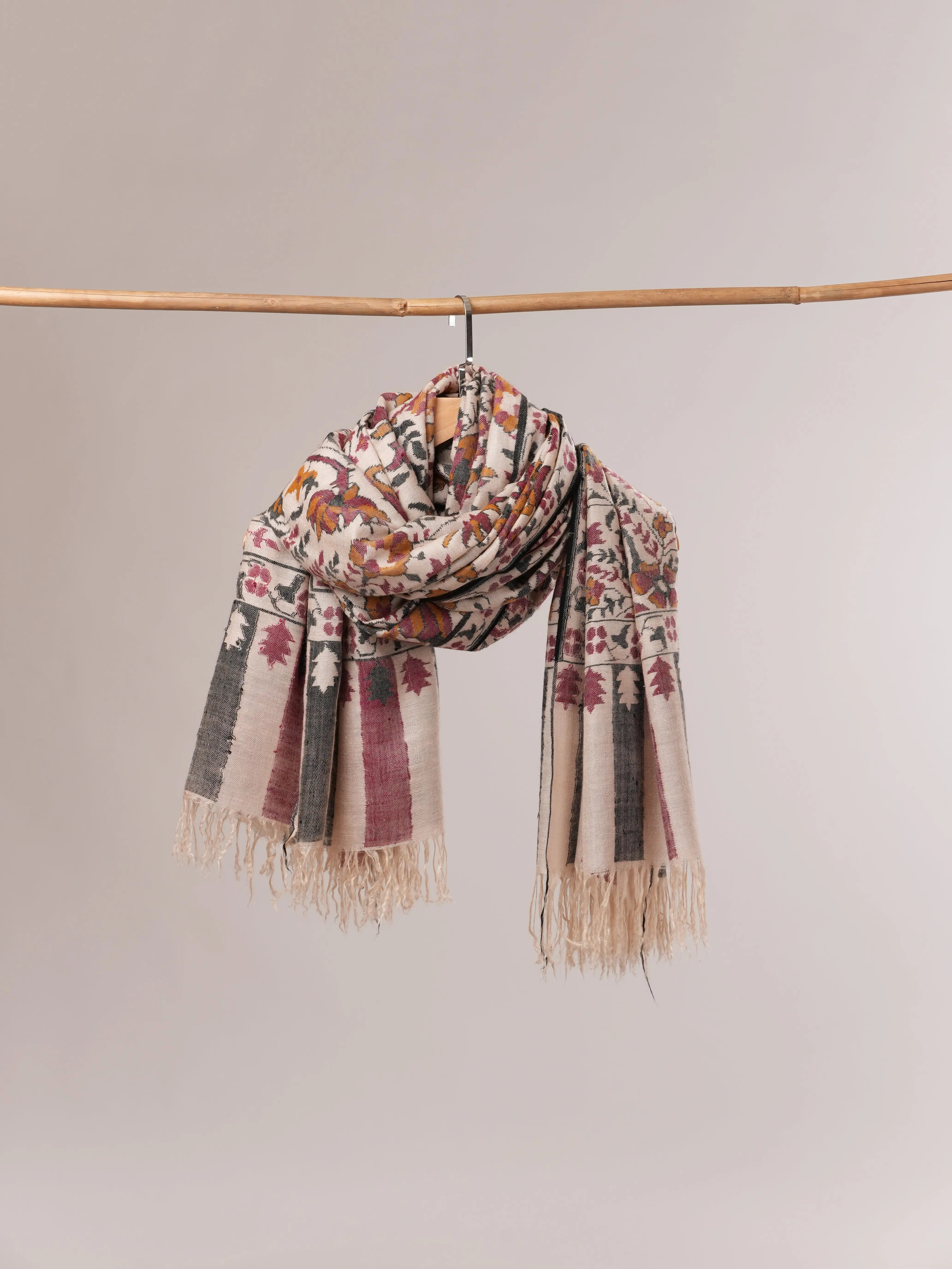 Oversized Kashmiri Handwoven Kani Pure Pashmina Shawl Shahkaar.com