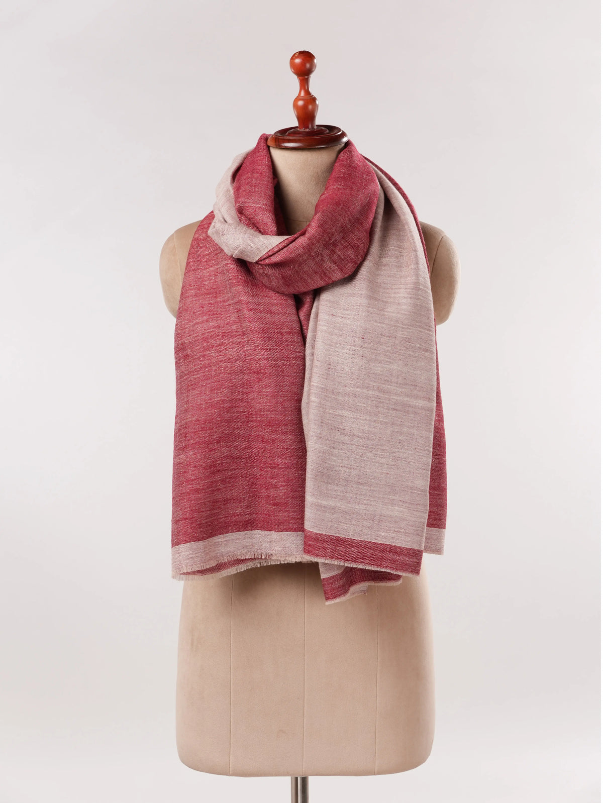 Dual Shade Handwoven Classic Pashmina Shawl