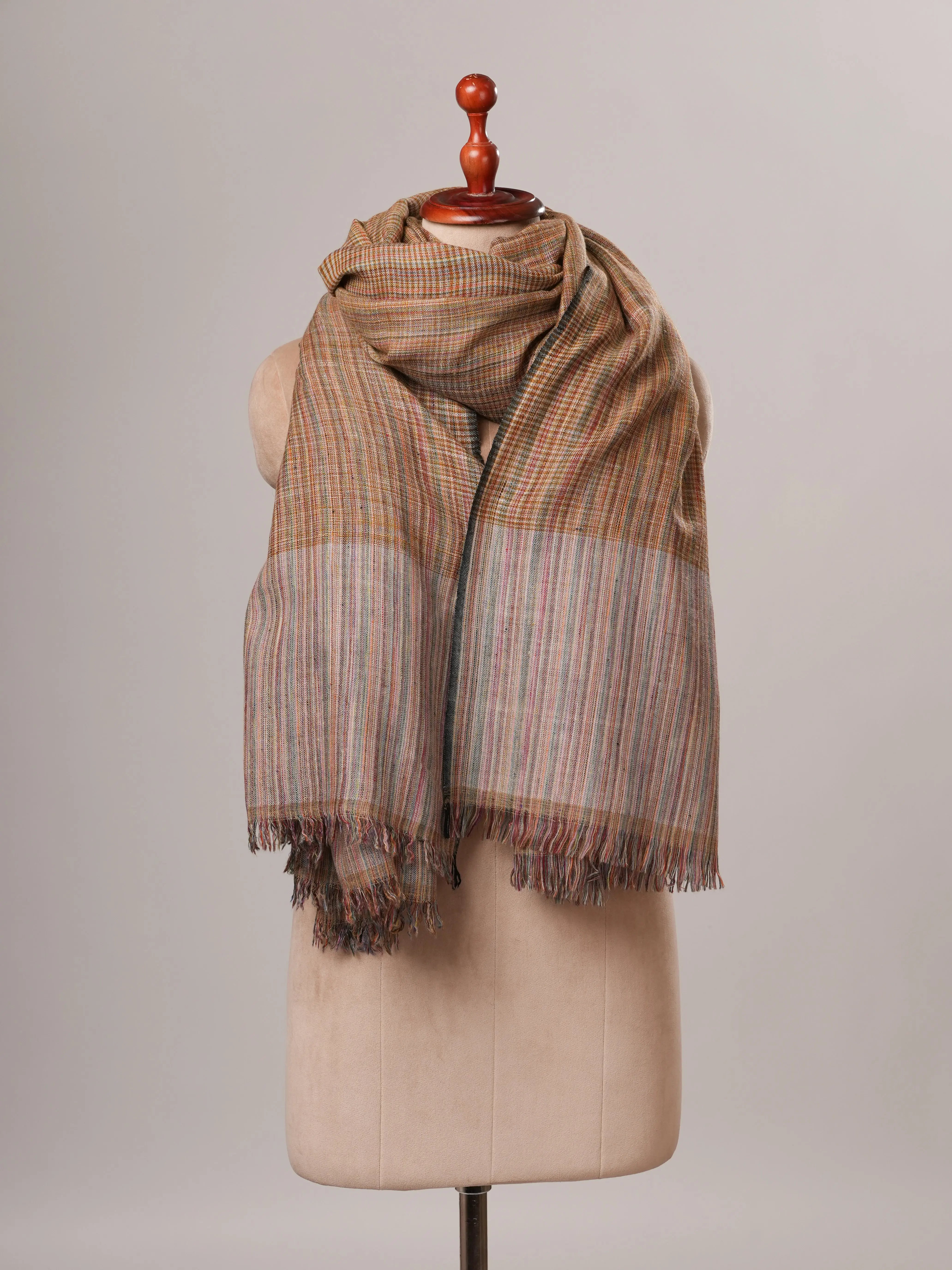 Oversized Featherlight Handwoven Pure Pashmina Shawl Shahkaar Global