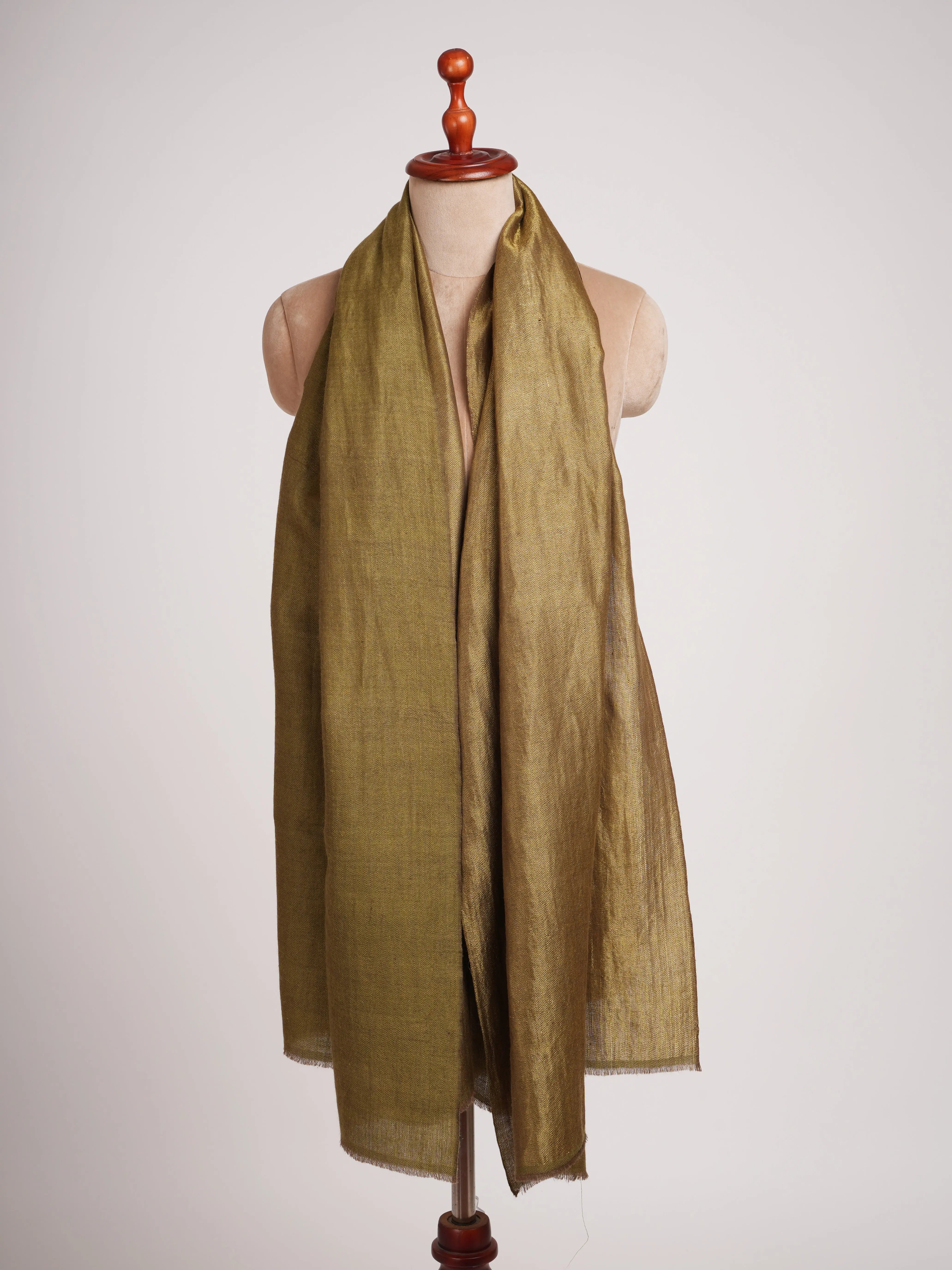 Zari Dorukha Handwoven Cashmere Stole Shahkaar