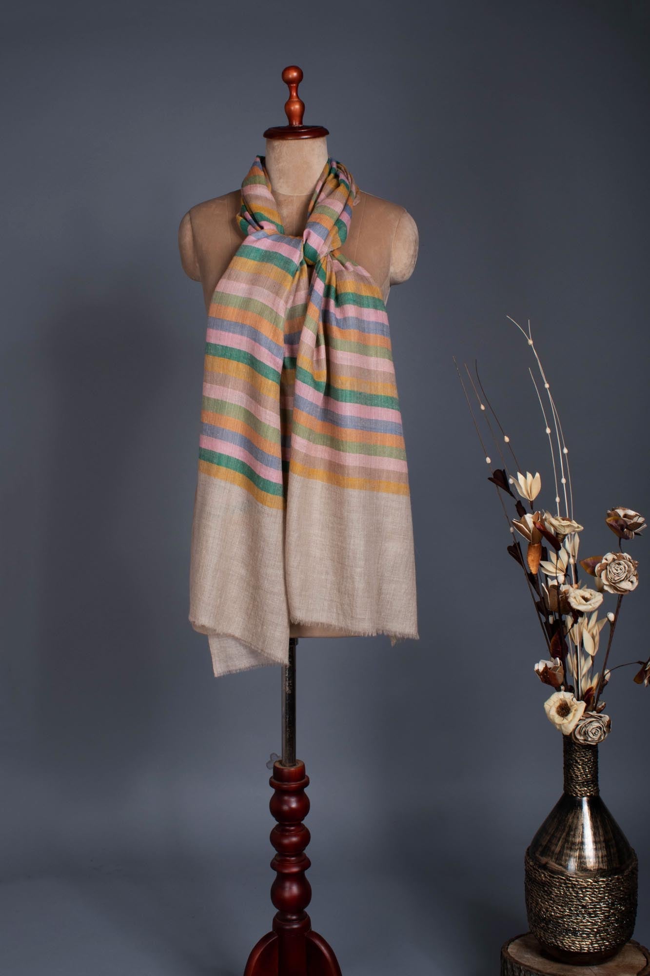 ARTISAN CASHMERE CASHMERE CAREED - NEWHAVEN
