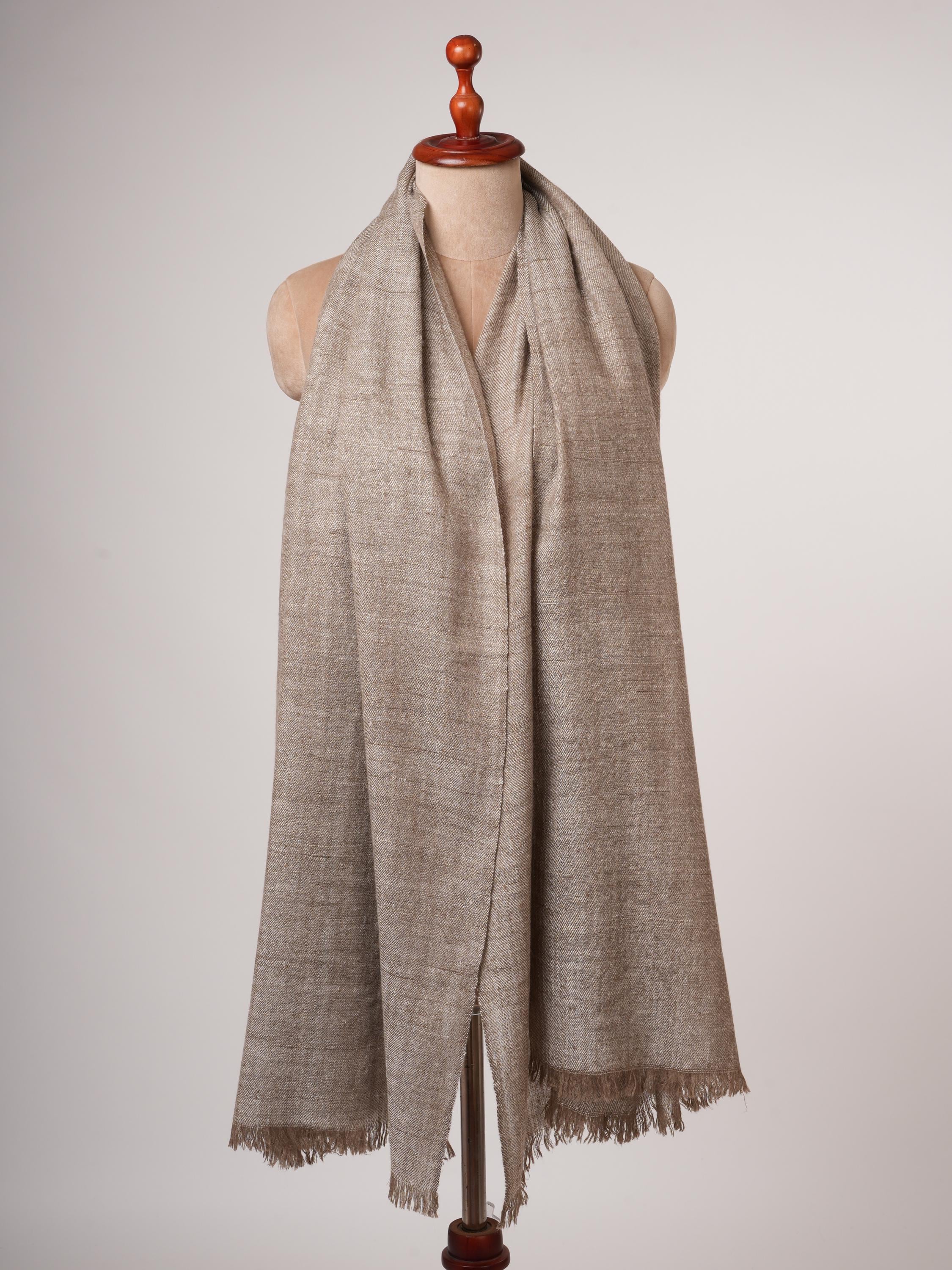 GI Certified Pashmina Cashmere Wrap Shawl | Hand Spun & Handwoven on Loom | Authentic Kashmiri Cashmere | Luxury Pashmina Shawl | Shahkaar