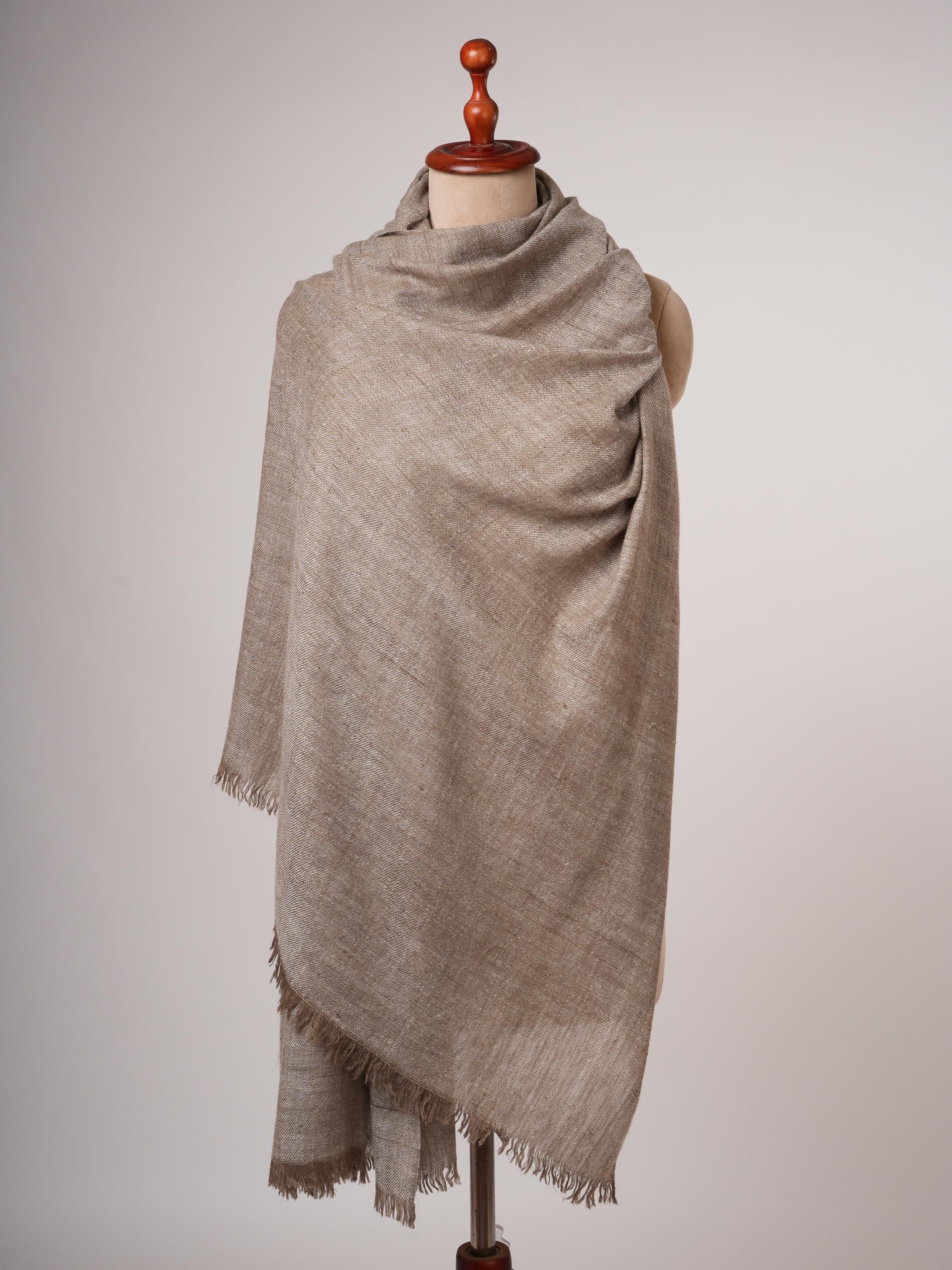 GI Certified Pashmina Cashmere Wrap Shawl | Hand Spun & Handwoven on Loom | Authentic Kashmiri Cashmere | Luxury Pashmina Shawl | Shahkaar