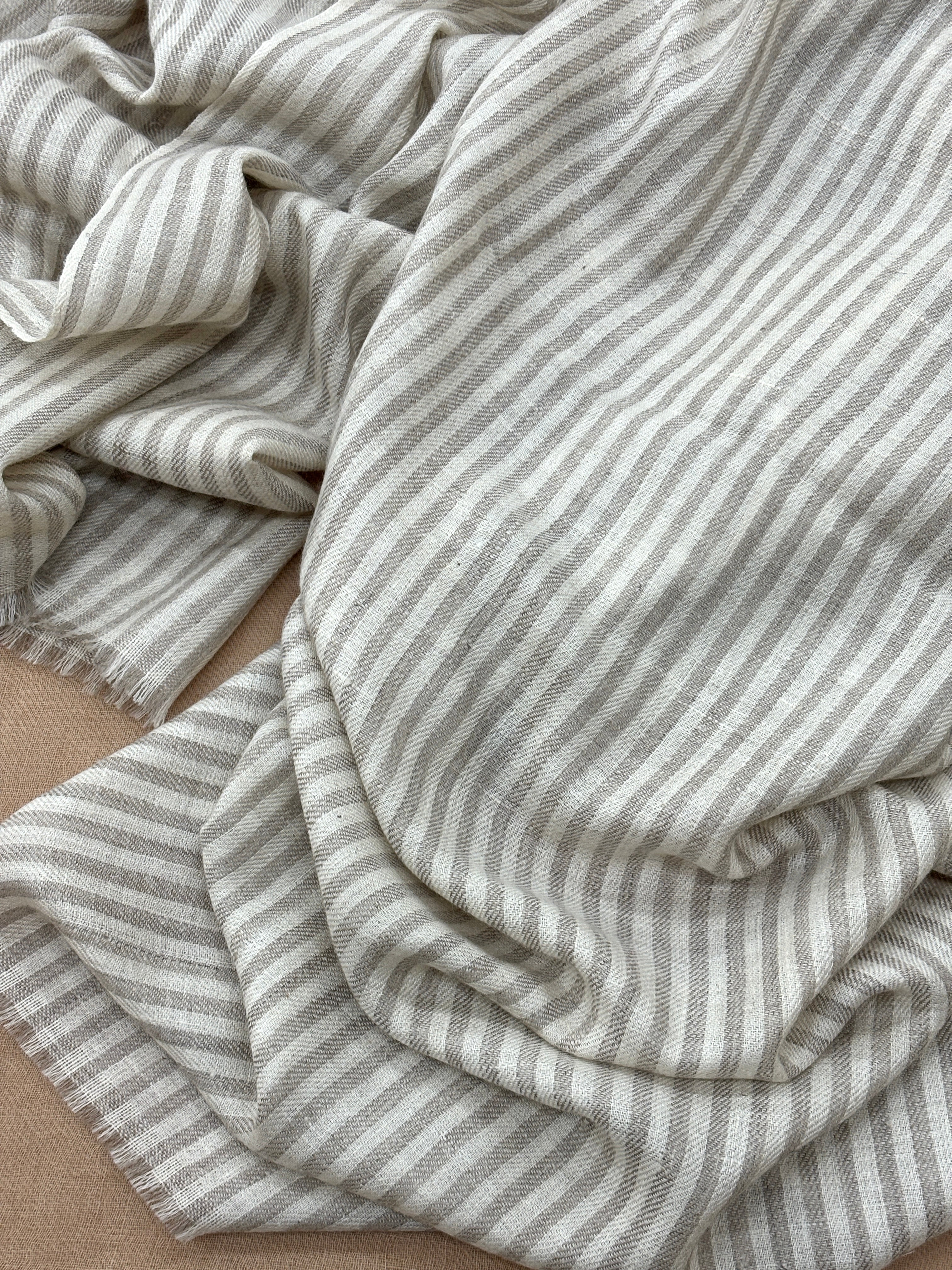 Beige Ivory Classic Cashmere Wrap Shahkaar