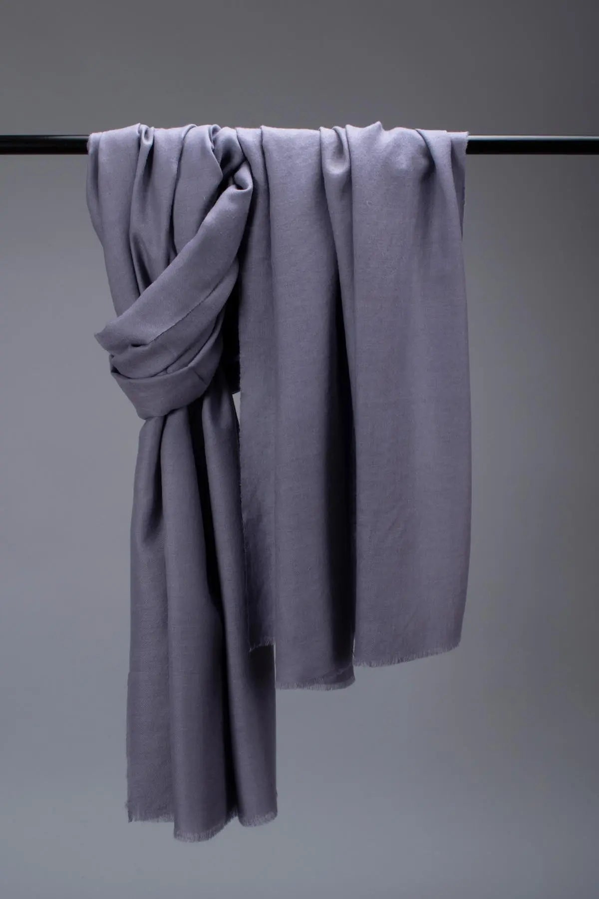 Lavender Grey Pashmina / Cashmere Scarf Shahkaar